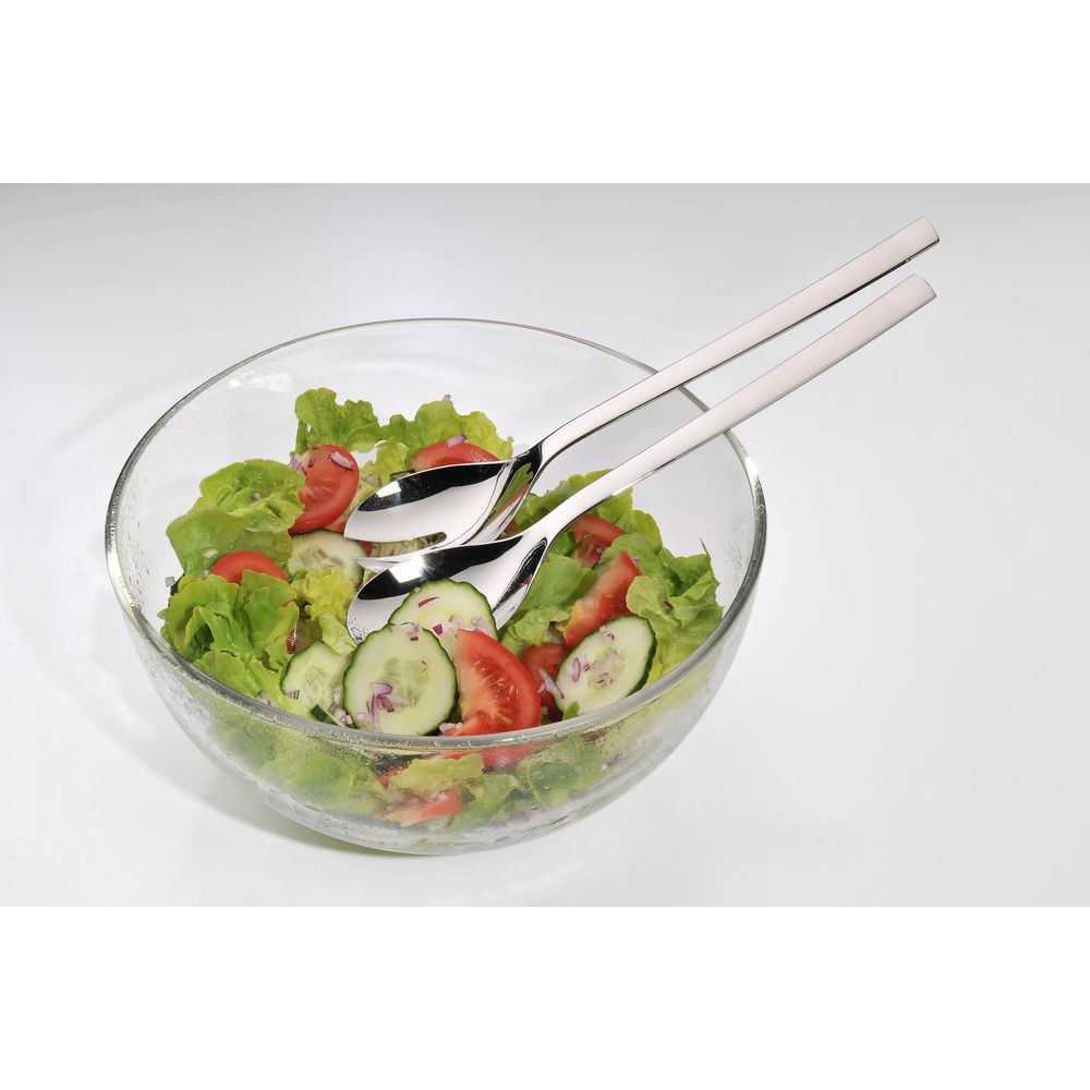 Bol din sticla cu set de tacamuri pentru salata WMF, 3 piese