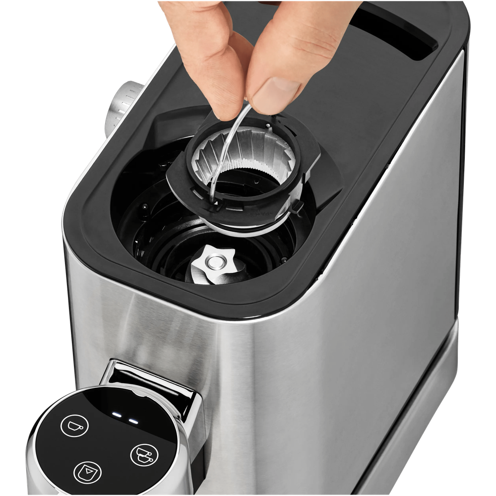 Rasnita de cafea WMF Lumero, 40 niveluri de macinare, Cromargan®
