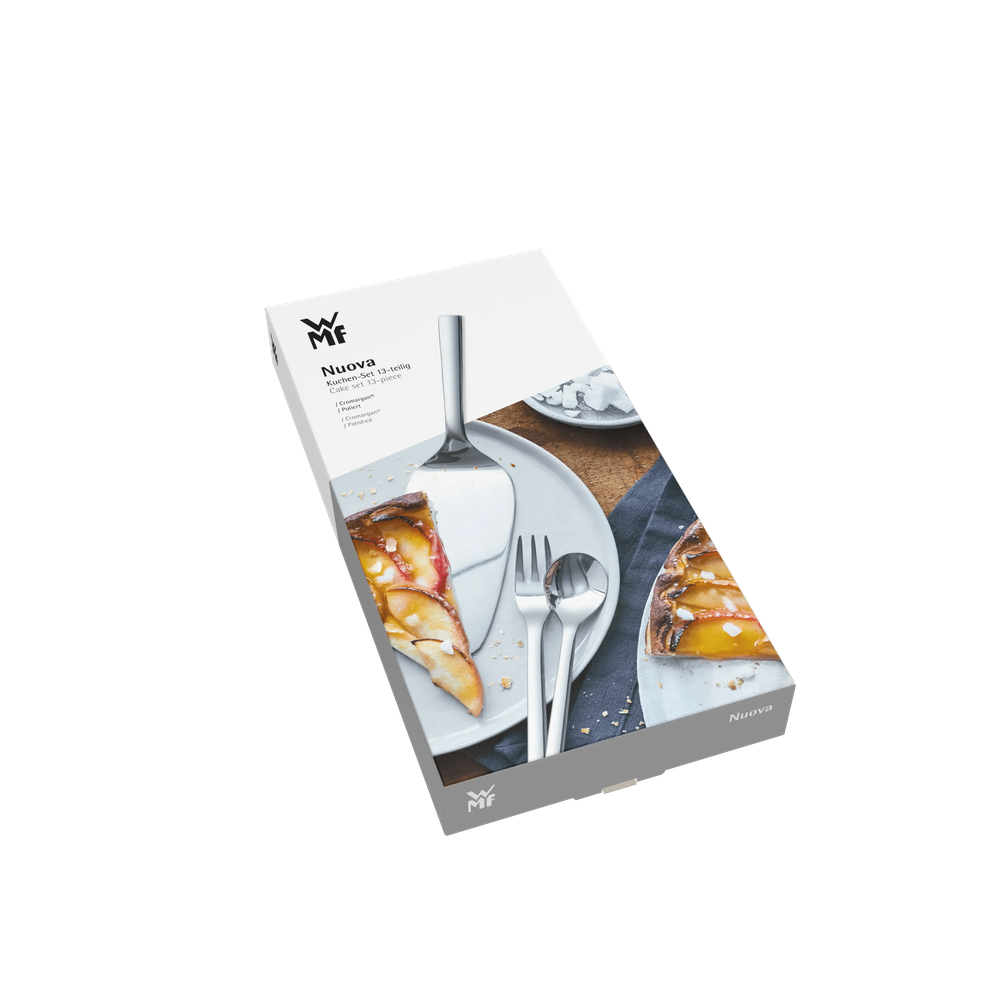 Set de tacamuri pentru desert WMF Nuova, 13 piese, Cromargan®