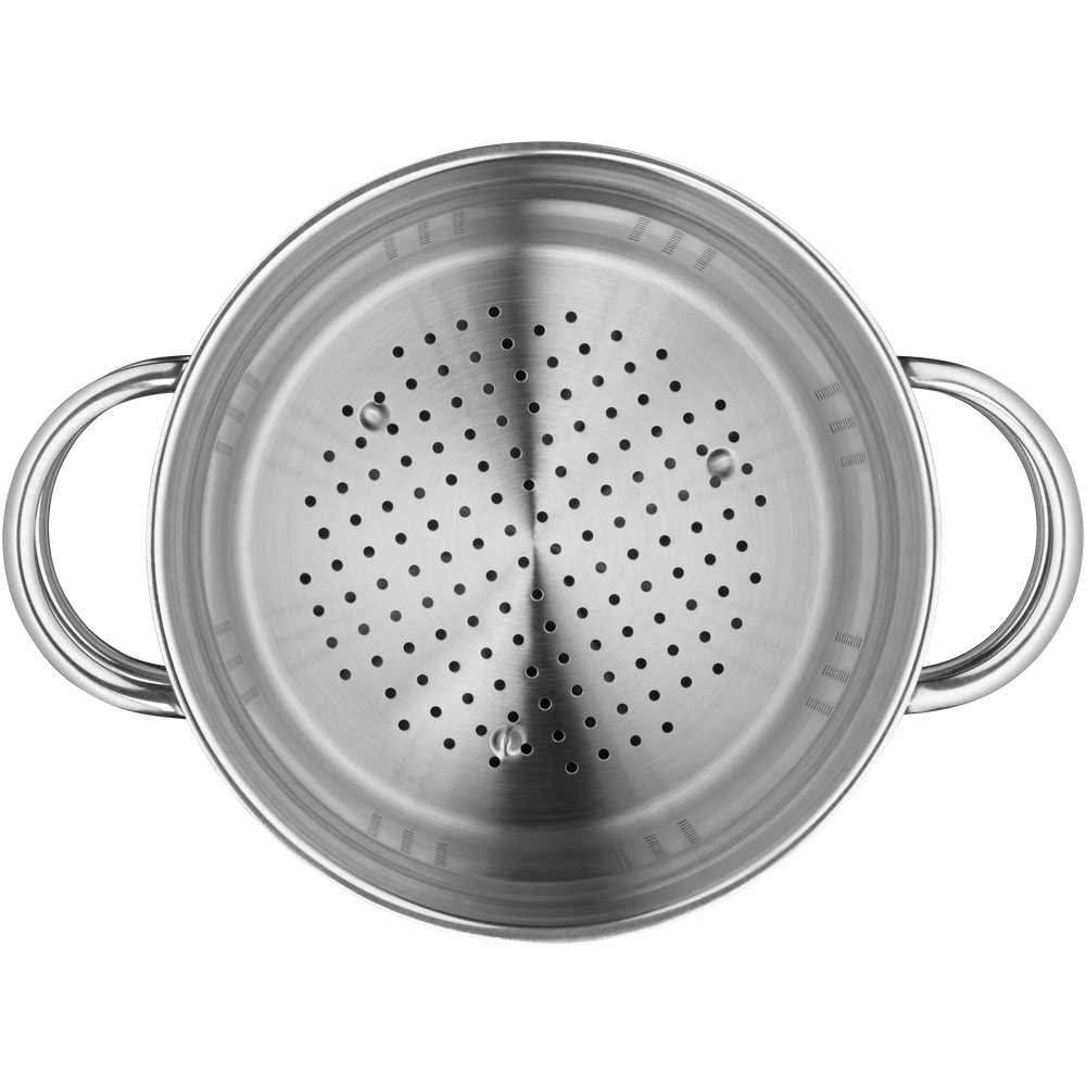 Oala pentru paste WMF Mini, 18 cm, 3L, Cromargan®, argintiu