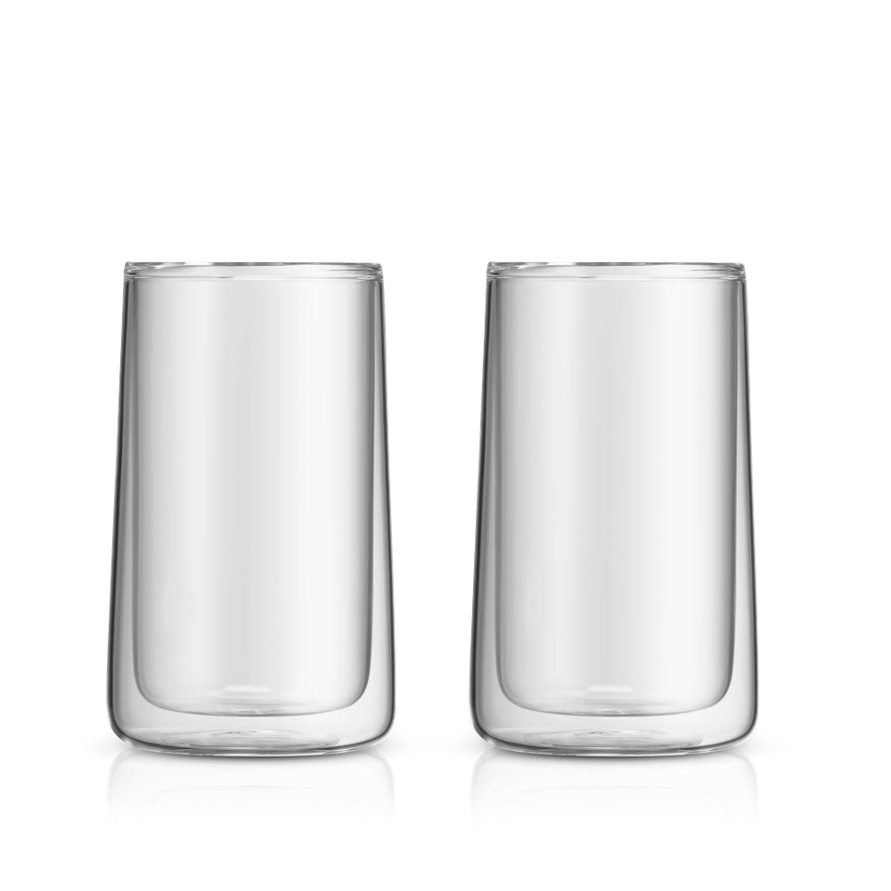Set 2 pahare din sticla cu pereti dubli WMF IceTeaTime, 0.27L