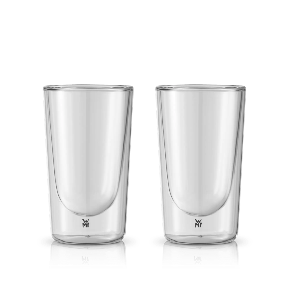 Set de 2 pahare pentru Latte Macchiato WMF Kineo, pereti dubli, transparent