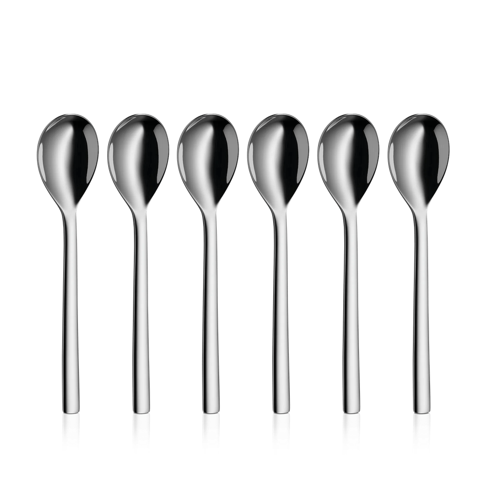 Set lingurite WMF Nuova, 6 piese, 15.5 cm, Cromargan®