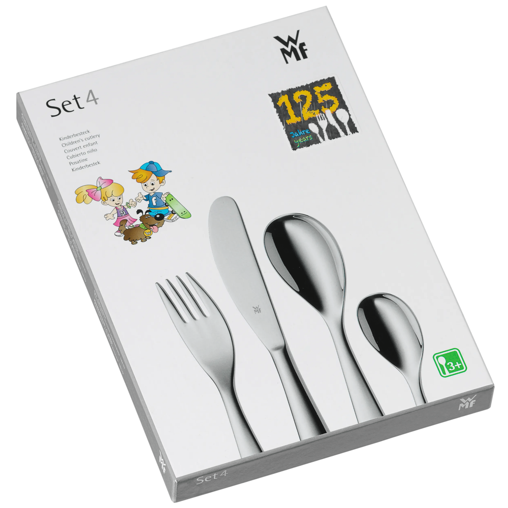 Set de tacamuri pentru copii WMF Zwerge, 4 piese, Cromargan®