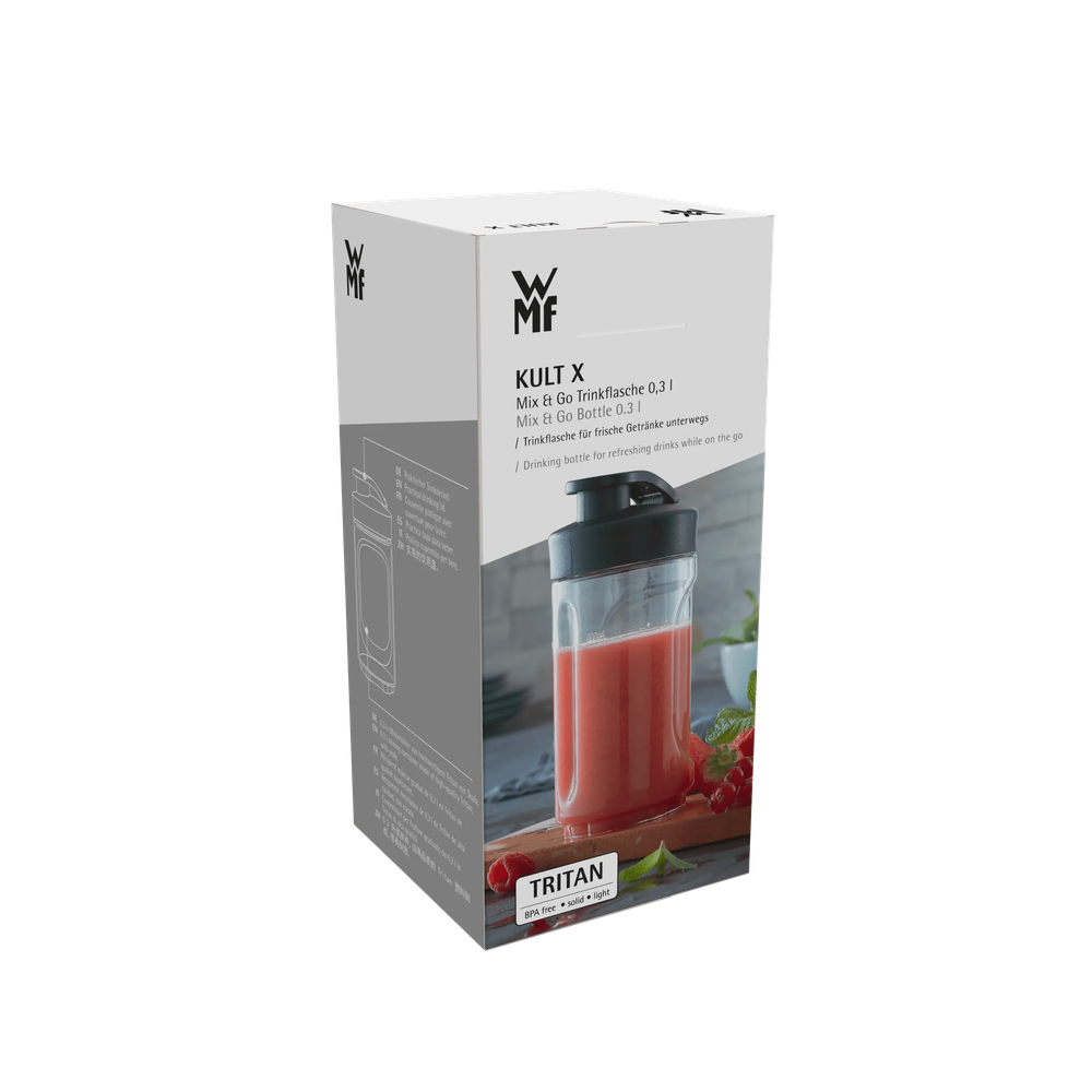 Sticla de baut WMF Kult X, 0.3 L, 100% etans, tritan