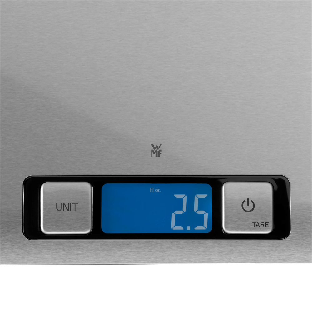 Cantar de bucatarie WMF, 5 kg, functie tara, otel inoxidabil, 