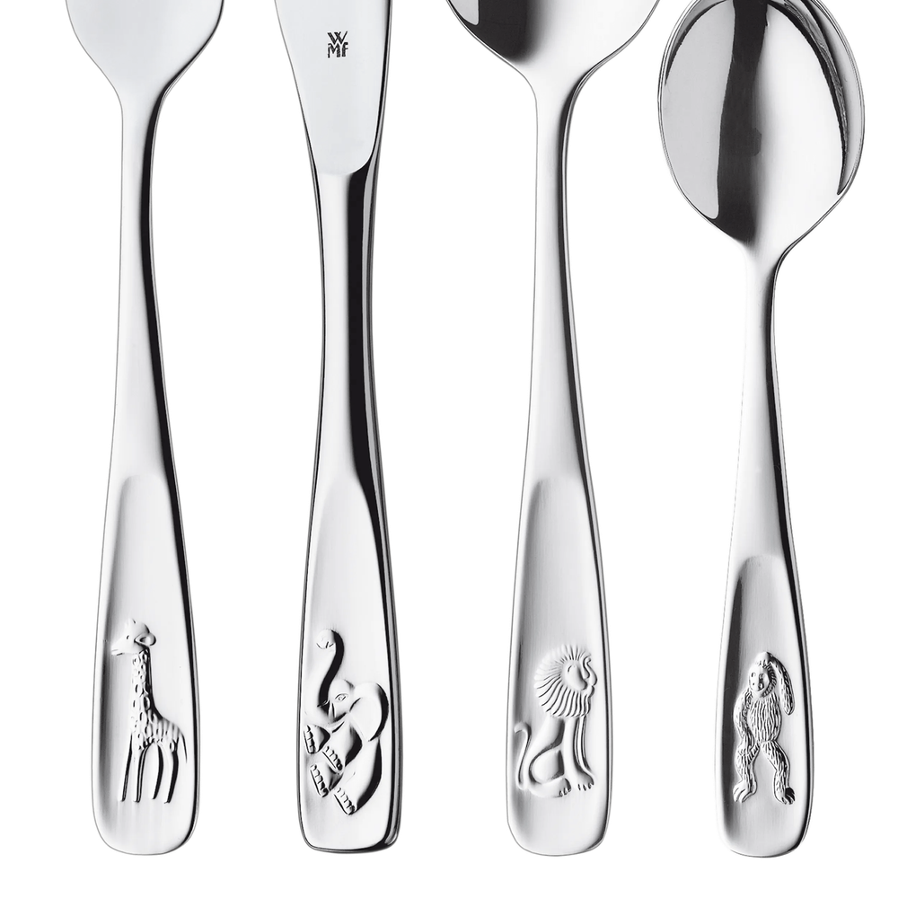 Set de tacamuri pentru copii WMF ANIMALS, 4 piese, Cromargan®