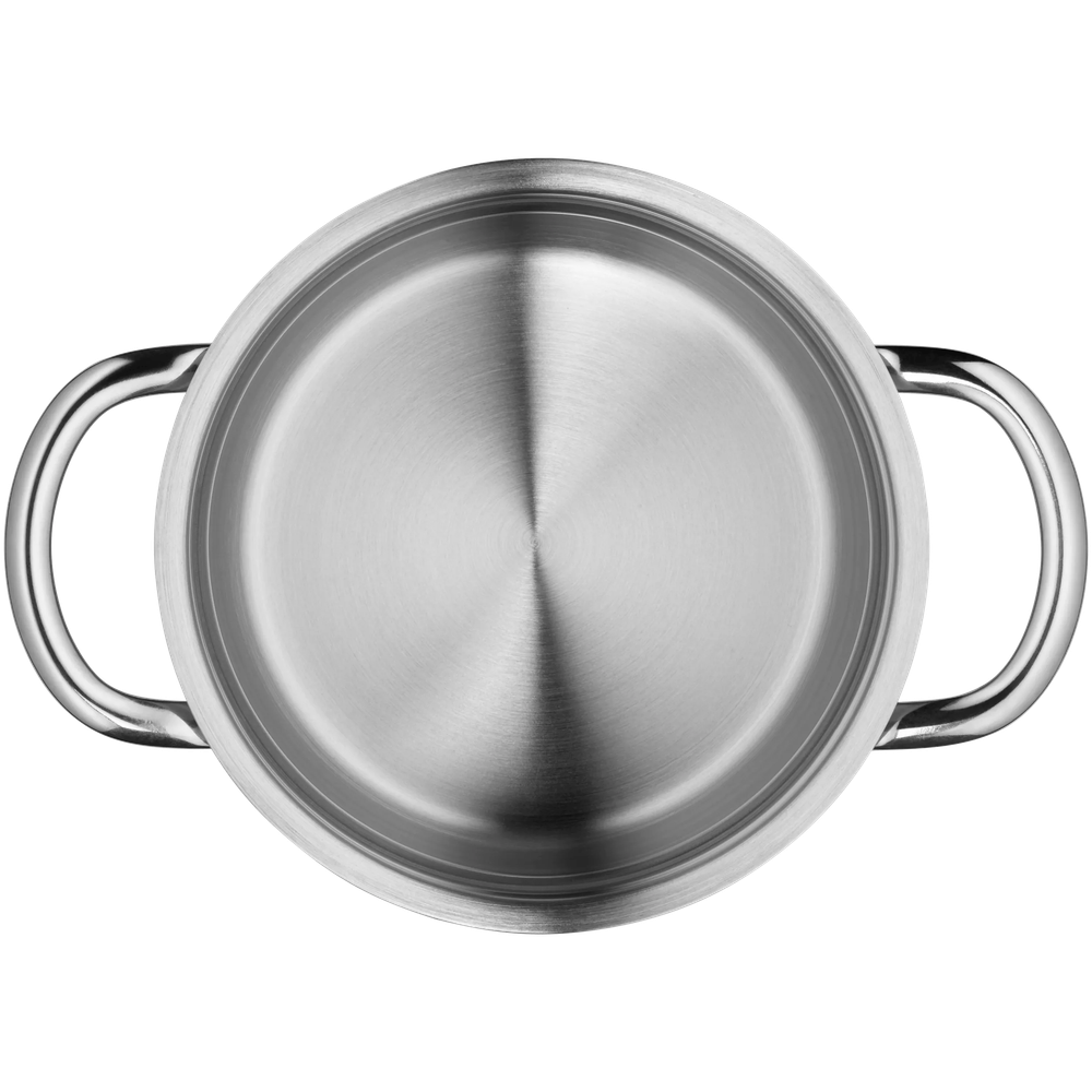 Oala inalta WMF Mini de 12 cm, Cromargan®, baza TransTherm®, argintiu