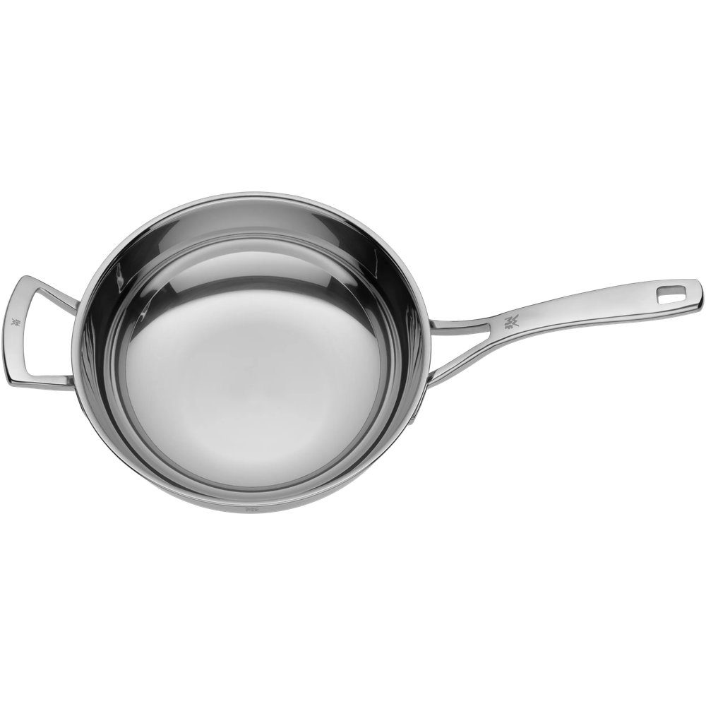 Tigaie wok cu capac WMF Multiply, 28 cm, Cromargan®, argintiu