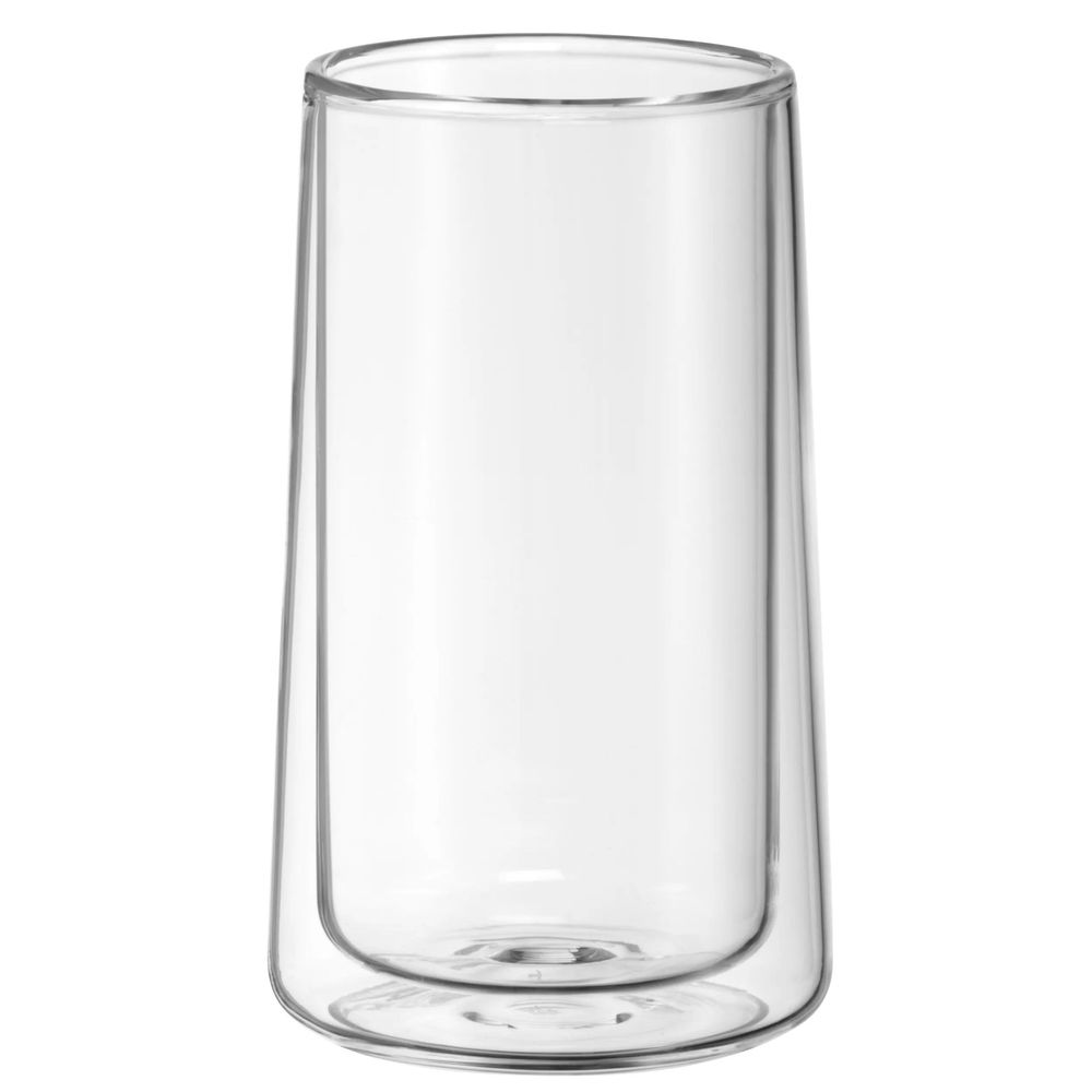 Set 2 pahare din sticla cu pereti dubli WMF IceTeaTime, 0.27L