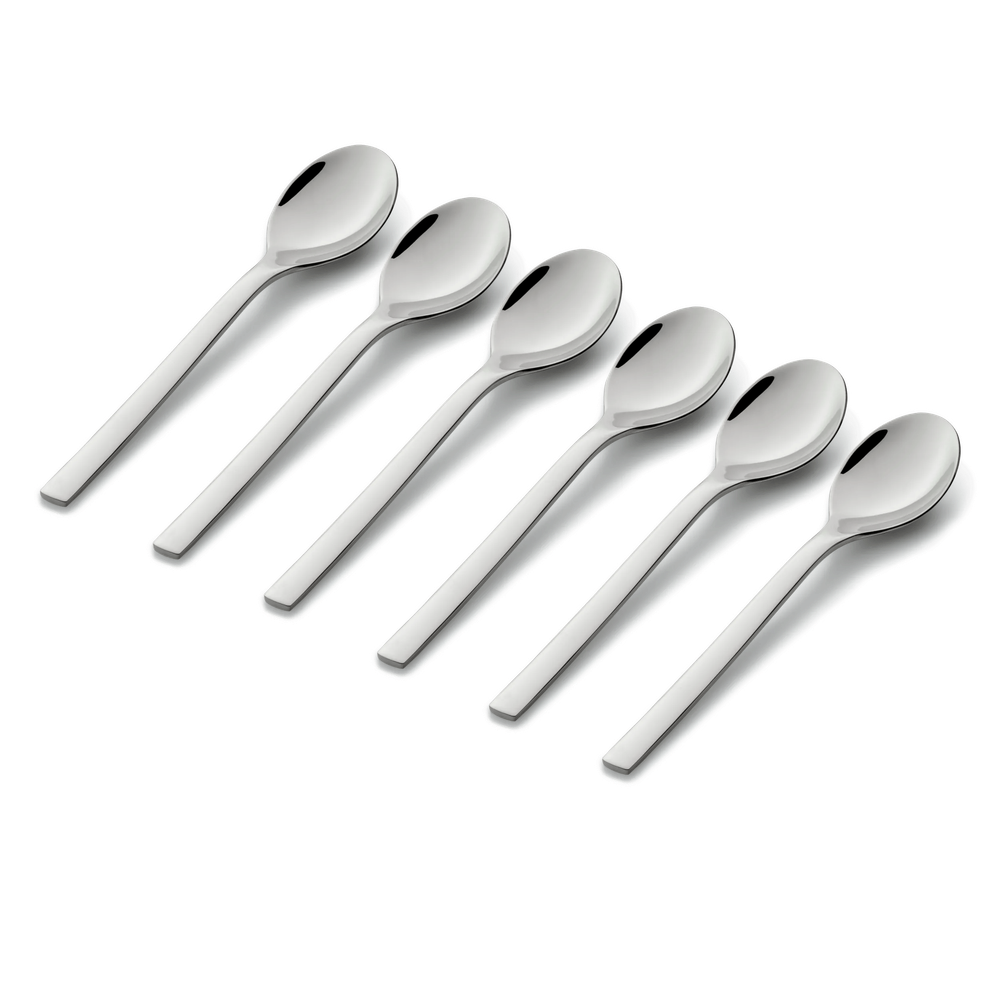 Set lingurite pentru ceai WMF Nuova, 6 piese, 13.5 cm, Cromargan®