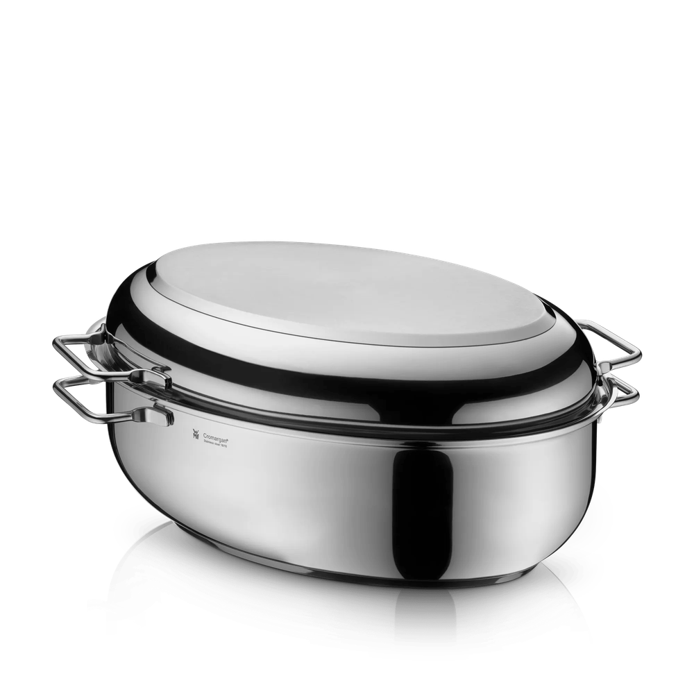 Vas pentru gătit cu termometru WMF, 8.5L, Cromargan®, argintiu