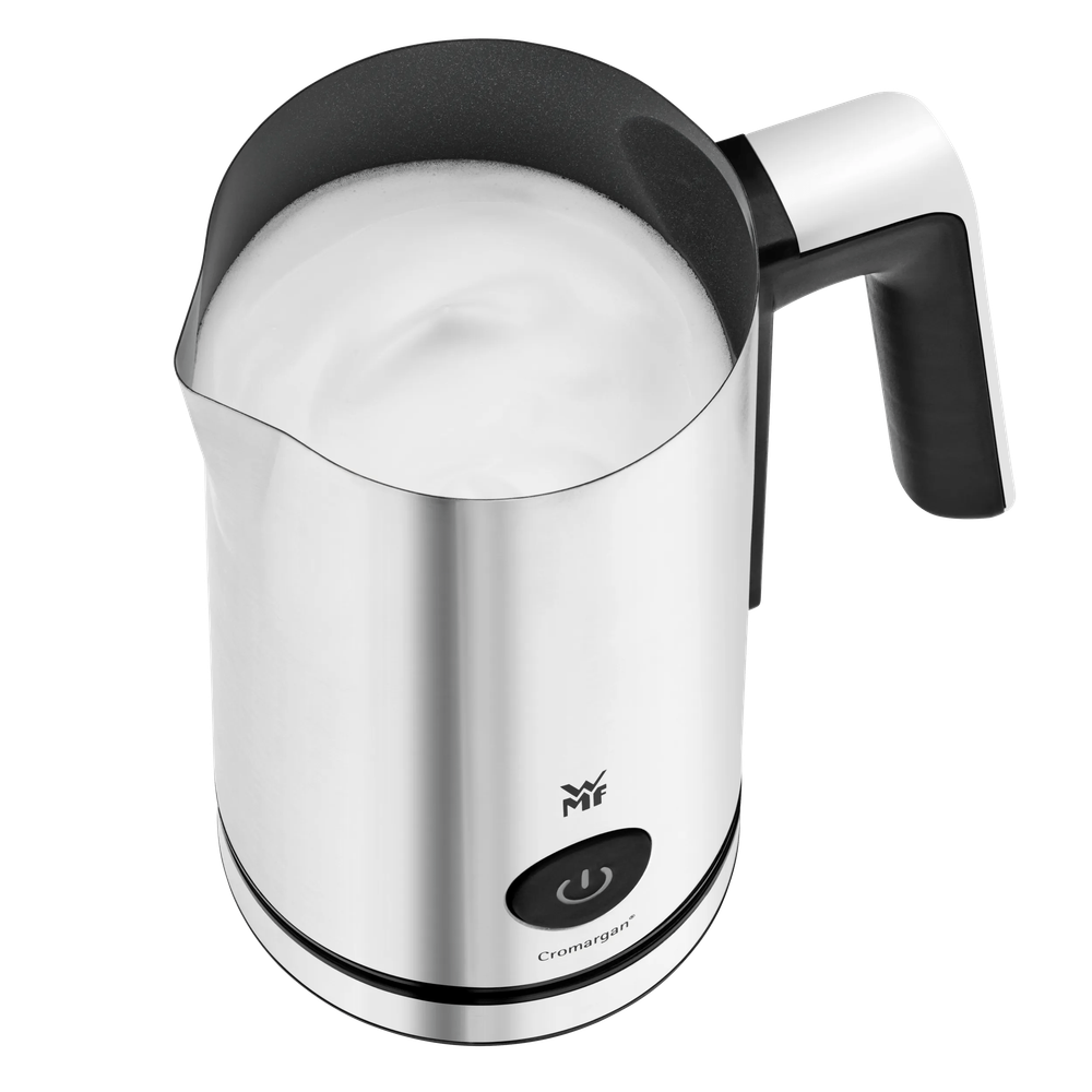 Aparat pentru spumare lapte WMF Stelio, 500W, baza 360°, Cromargan®