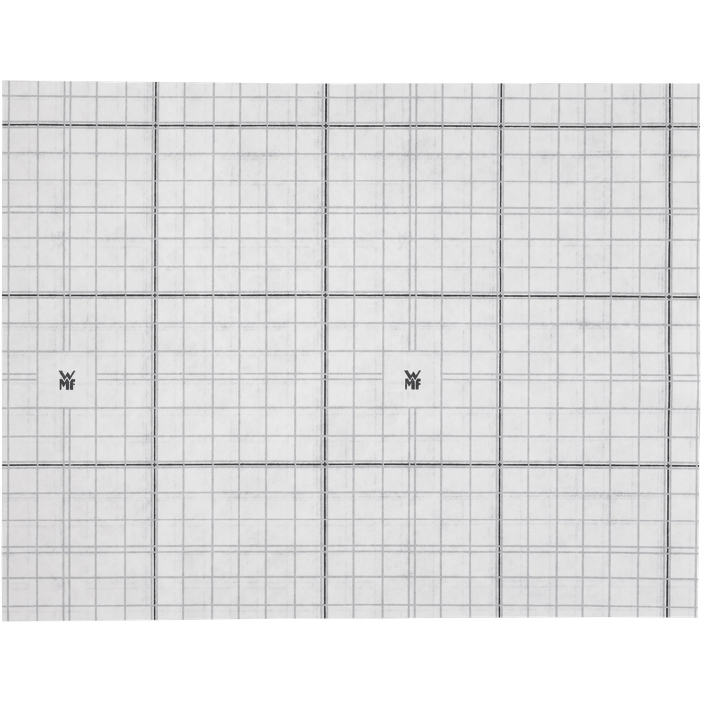 Prosop WMF, 40x50 cm, compatibil cu masina de spalat vase, alb & gri