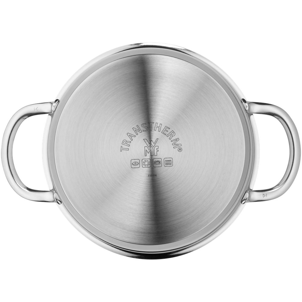 Oala inalta cu capac, WMF Mini, 1.3 L, 14 cm, Cromargan®, argintiu 