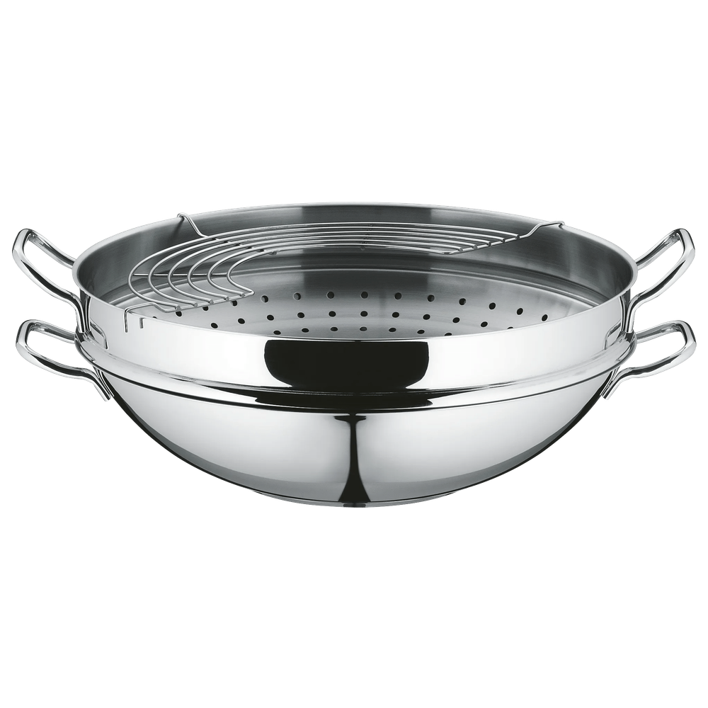 Set de 4 piese WMF Macao Wok, 36 cm, inductie
