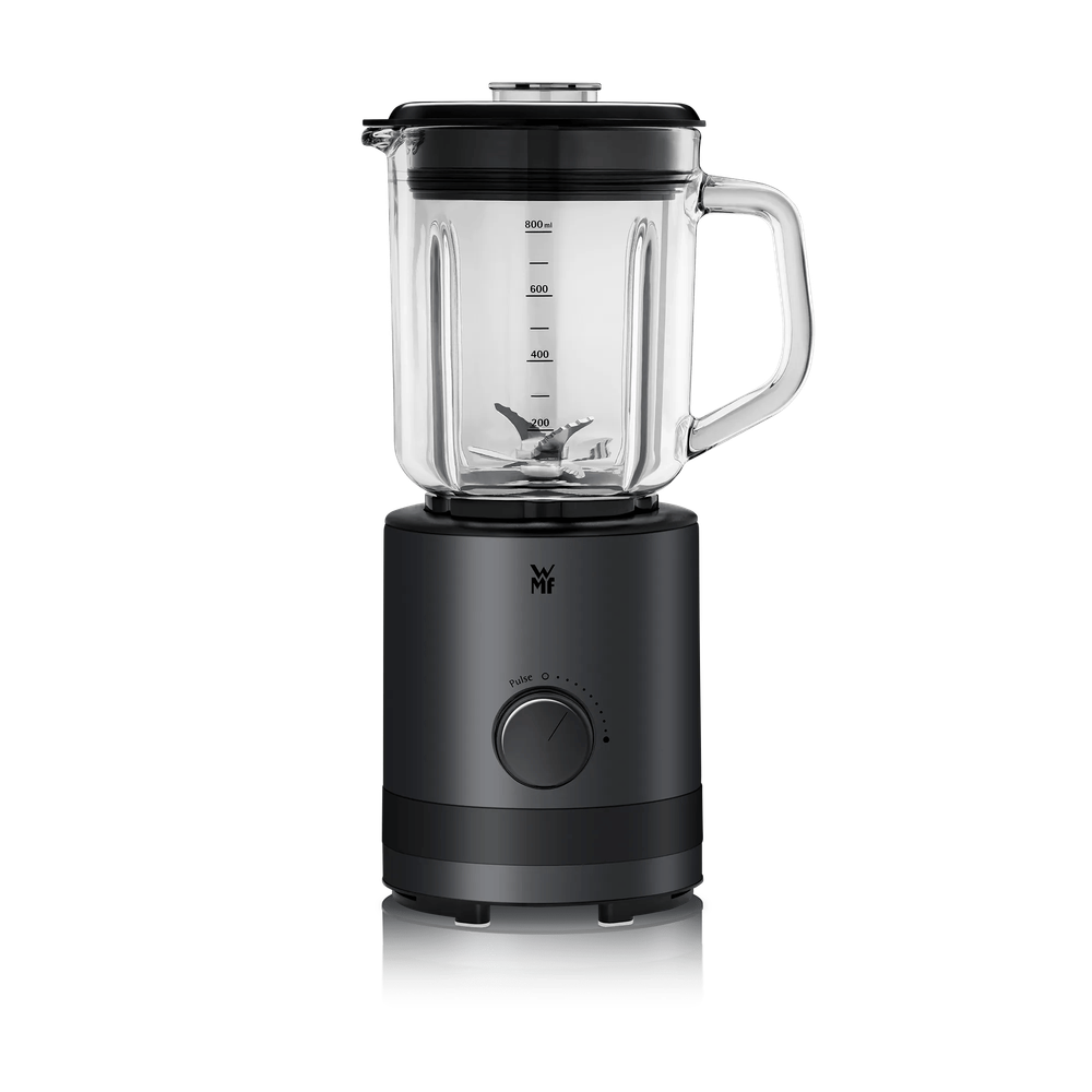 Blender WMF Kitchenminis, 400 W, 0.8 L, 5 viteze, sticla, negru