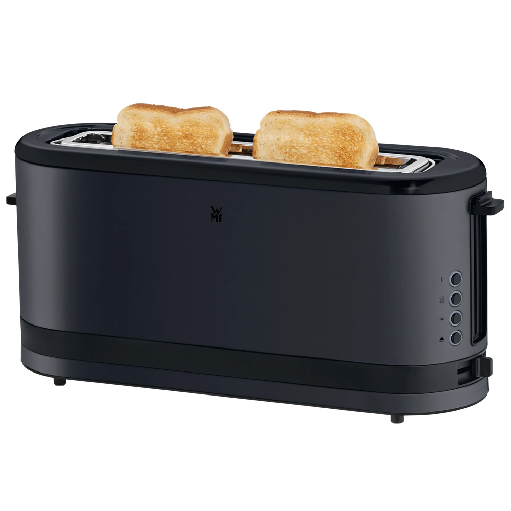 Prajitor de paine WMF KITCHENminis, 900W, 7 trepte, Cromargan®, negru