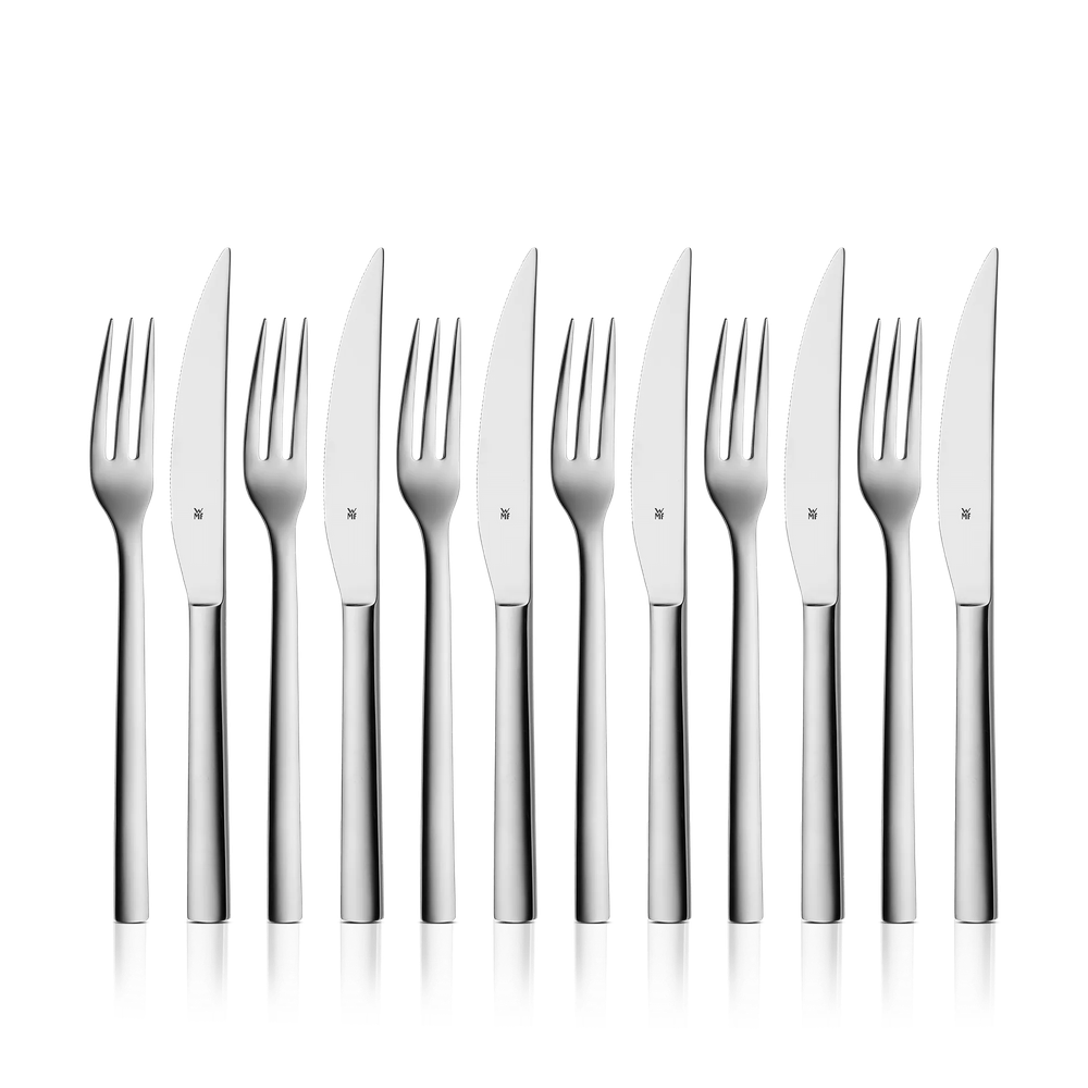 Set de tacamuri pentru friptura WMF Nuova, 12 piese, Cromargan®