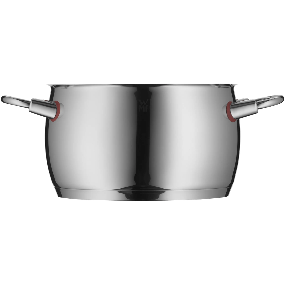 Oala cu capac WMF Quality One, 20 cm, 4L, Cromargan®, baza TransTherm®