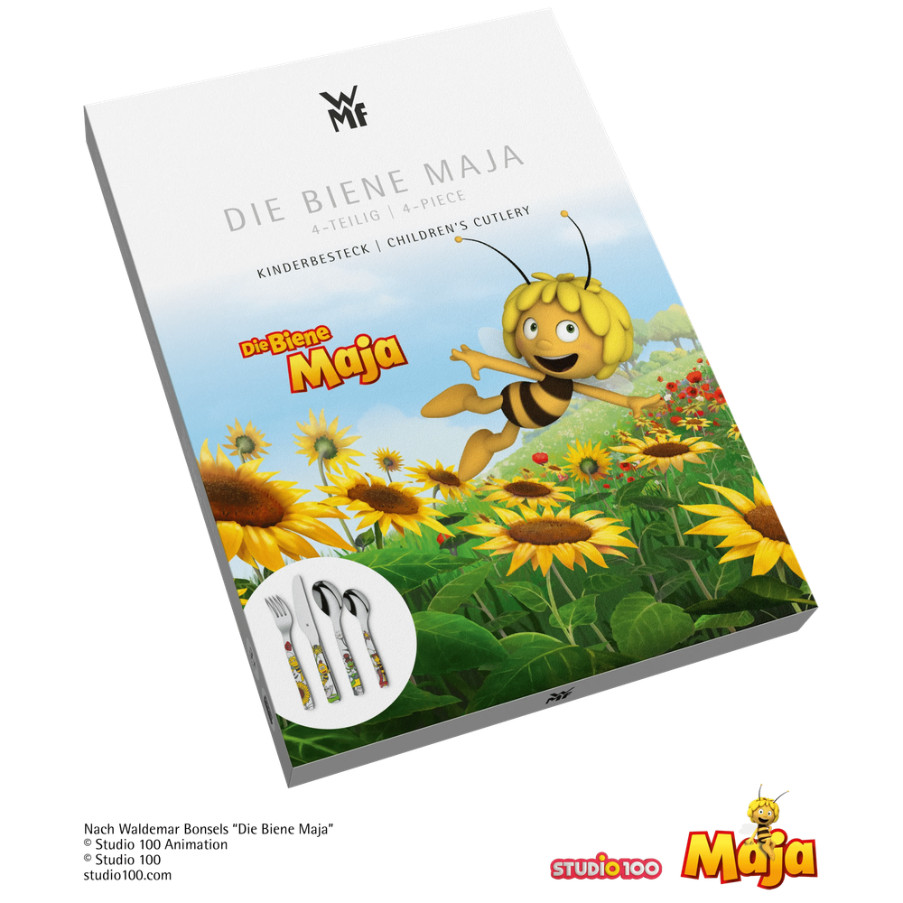 Set de tacamuri pentru copii WMF Albinuta Maya, 4 piese, Cromargan®