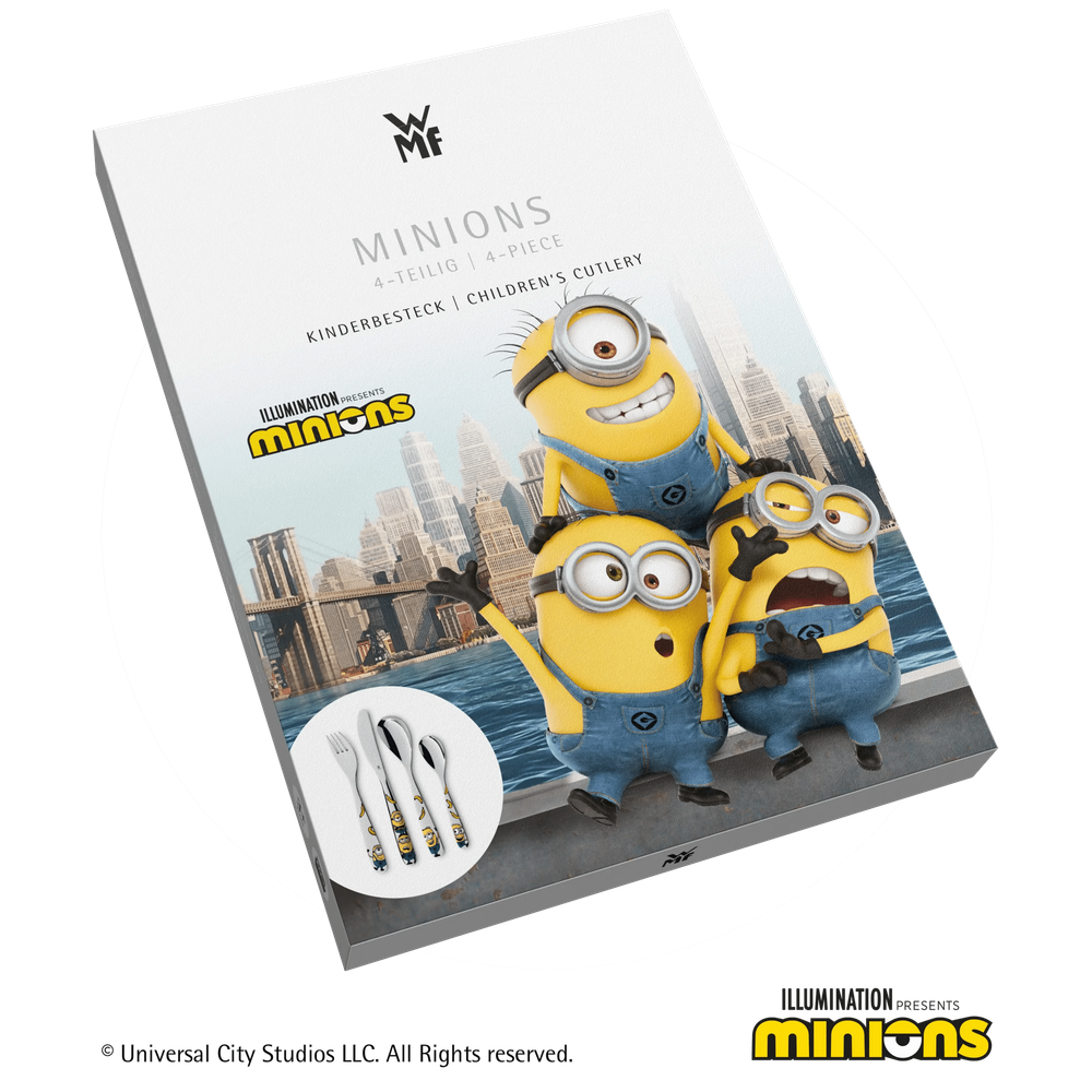 Set de tacamuri pentru copii WMF Minions, 4 piese, Cromargan®