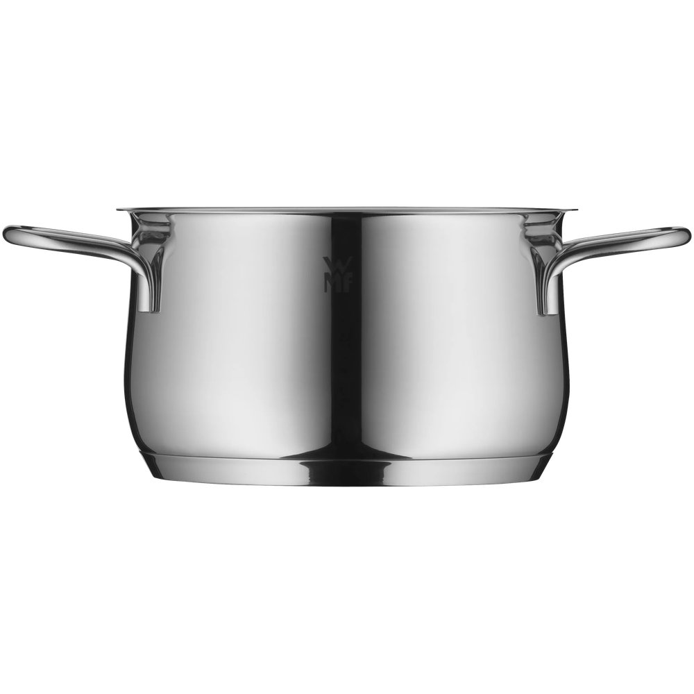 Oala inalta cu capac WMF Diadem Plus, 16 cm, 2 L, Cromargan®, argintiu