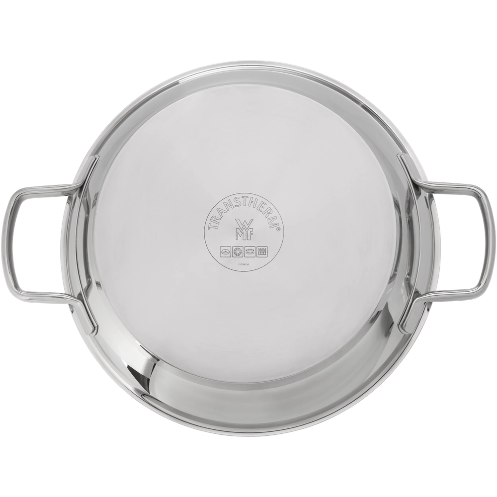 Tigaie pentru servit WMF PermaDur Advance, 24 cm, inductie, Cromargan®
