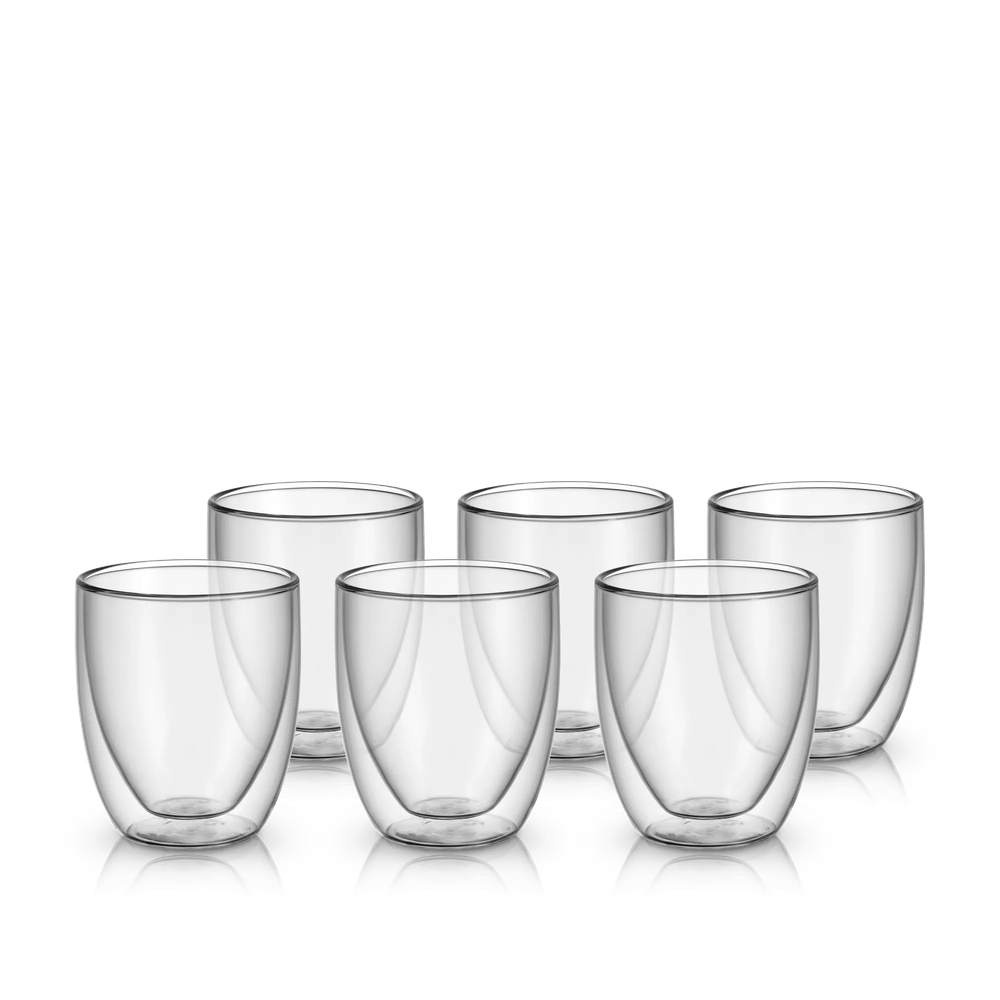Set pahare pentru cappuccino WMF, 6 piese, pereti dubli, 250 ml