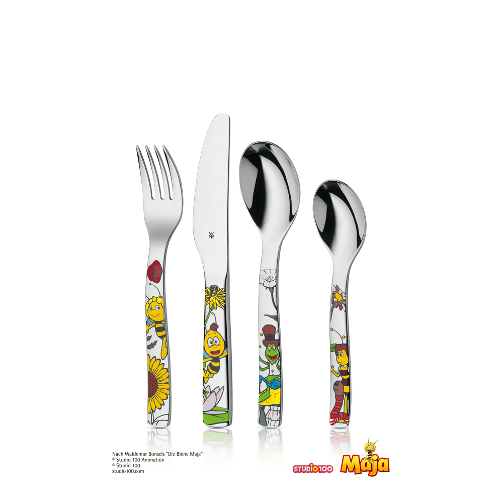 Set de tacamuri pentru copii WMF Albinuta Maya, 4 piese, Cromargan®