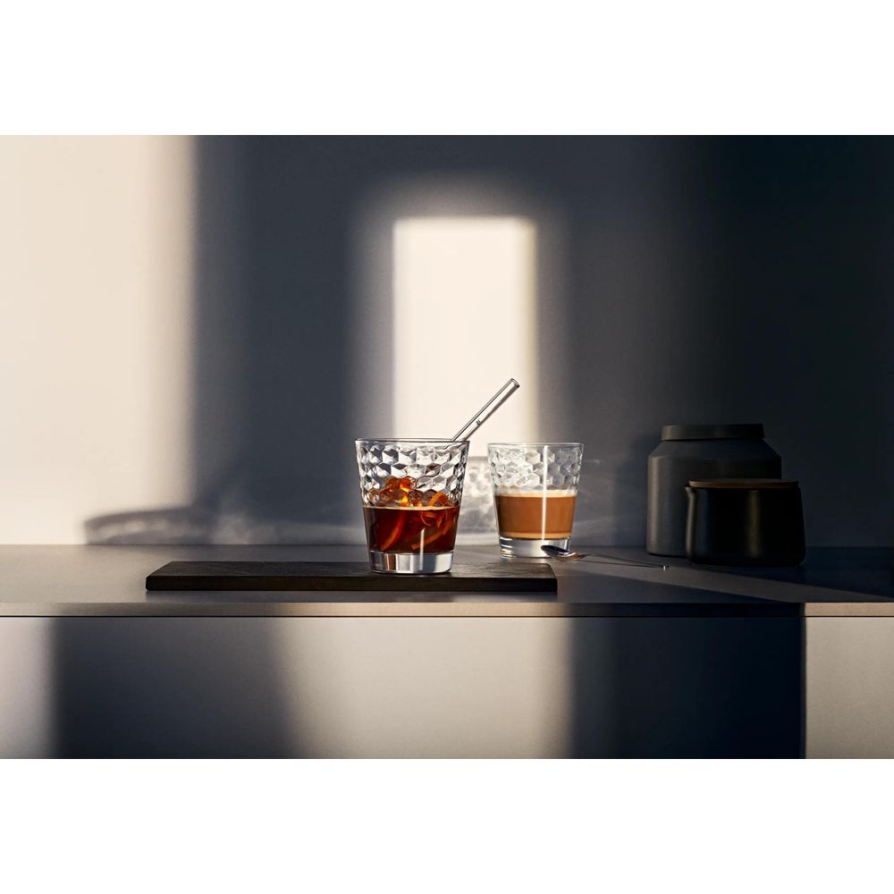 Set de 4 pahare WMF, 0.23L, sticla termorezistenta, model fagure