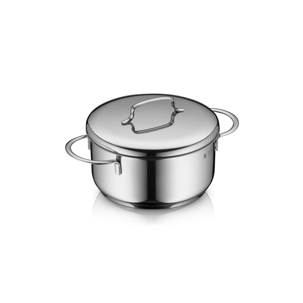 Oala joasa WMF Mini de 16 cm, Cromargan®, baza TransTherm®, argintiu