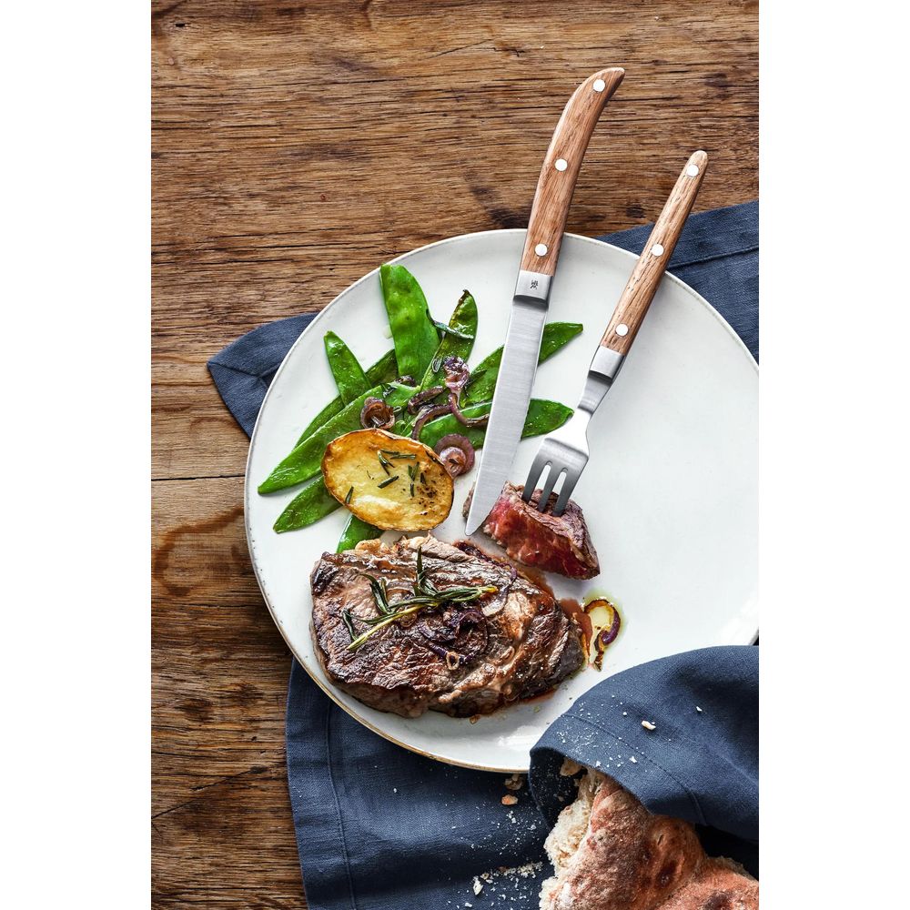 Set de cutite pentru friptura WMF Ranch, 6 piese, cutie din lemn Set de cutite pentru friptura WMF Ranch, 6 piese, cutie din lemn