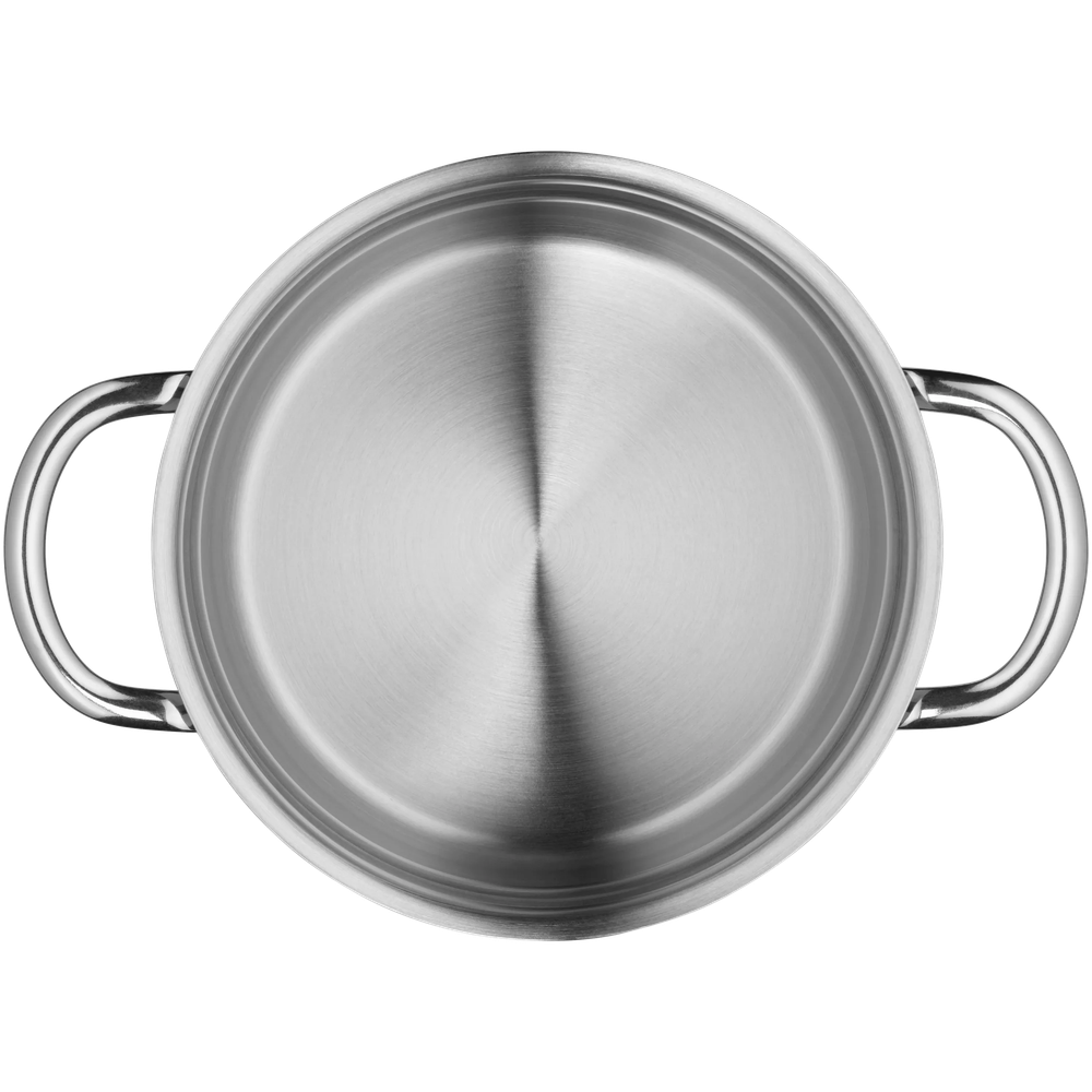 Oala inalta cu capac, WMF Mini, 1.3 L, 14 cm, Cromargan®, argintiu 