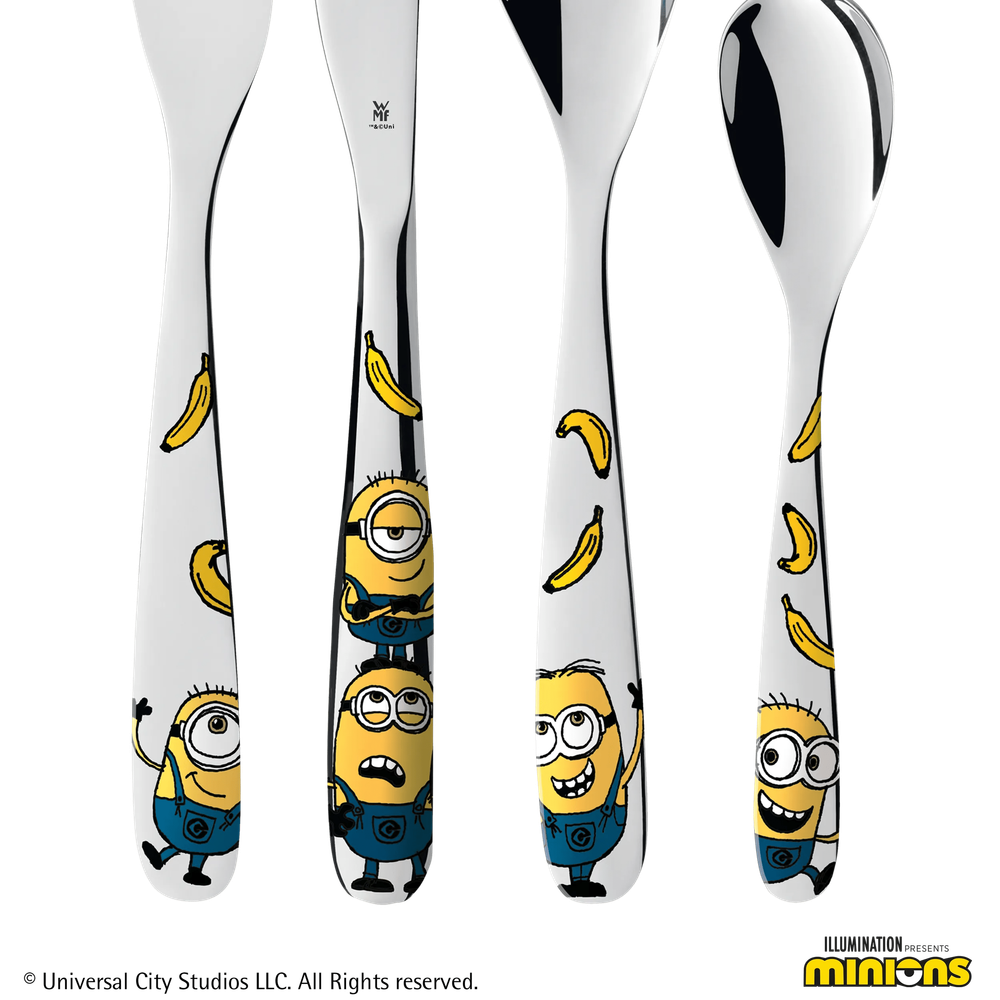 Set de tacamuri pentru copii WMF Minions, 4 piese, Cromargan®