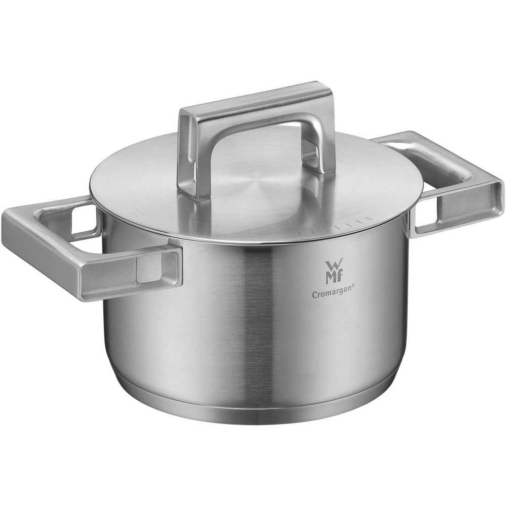 Set de 5 oale cu capac WMF Ultimate Cool+, inductie, Cromargan®