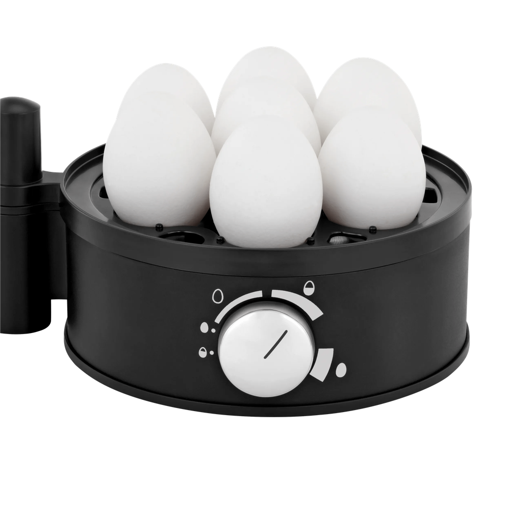 Fierbator de oua WMF Stelio 415070011, Cromargan®, negru & argintiu