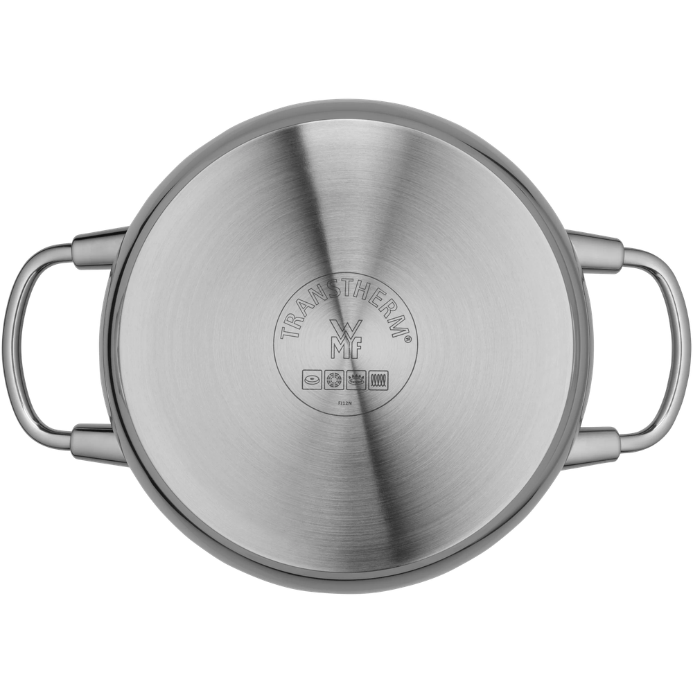 Cratita cu capac de sticla WMF Quality One, 20 cm, 3.4L, Cromargan®