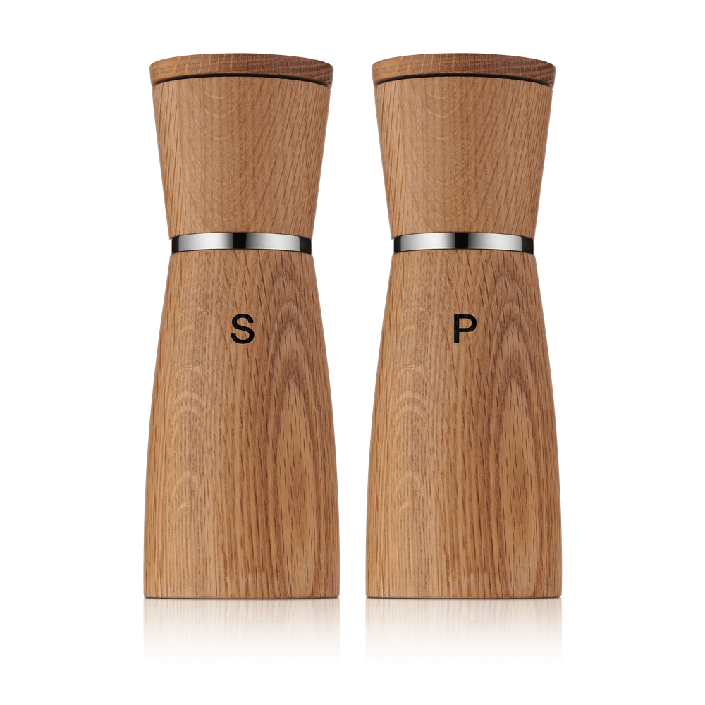 Set 2 rasnite pentru sare si piper WMF Ceramill Nature din lemn