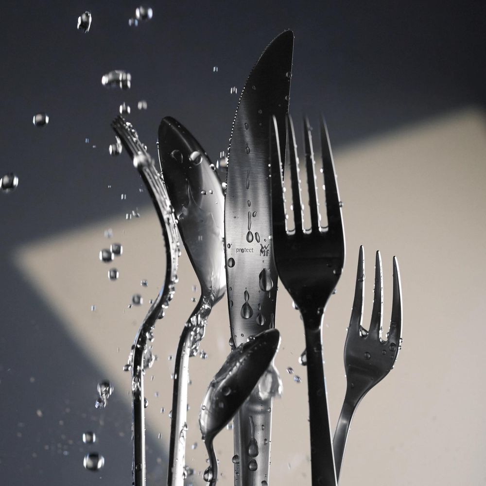Set de tacamuri din 30 de piese WMF Merit, Cromargan protect®