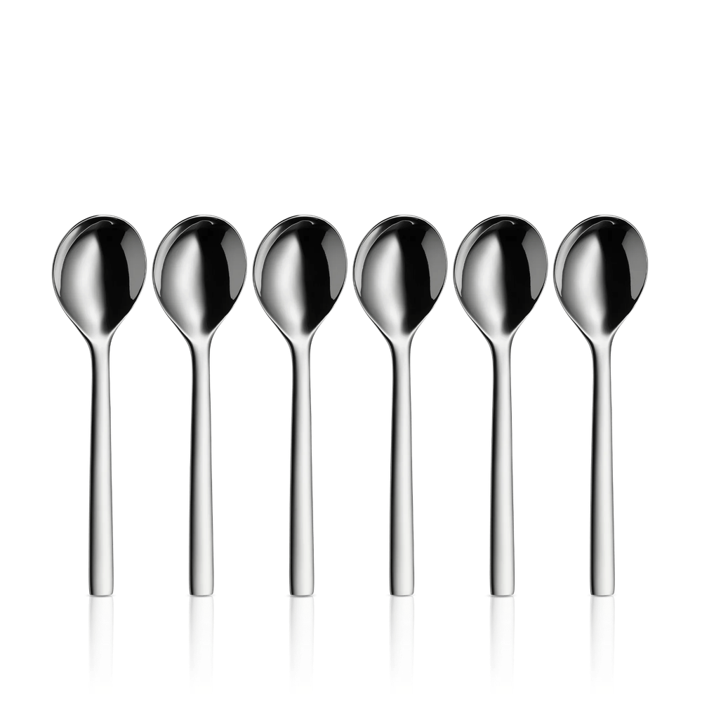 Set linguri pentru supa WMF Nuova, 6 piese, Cromargan®, argintiu