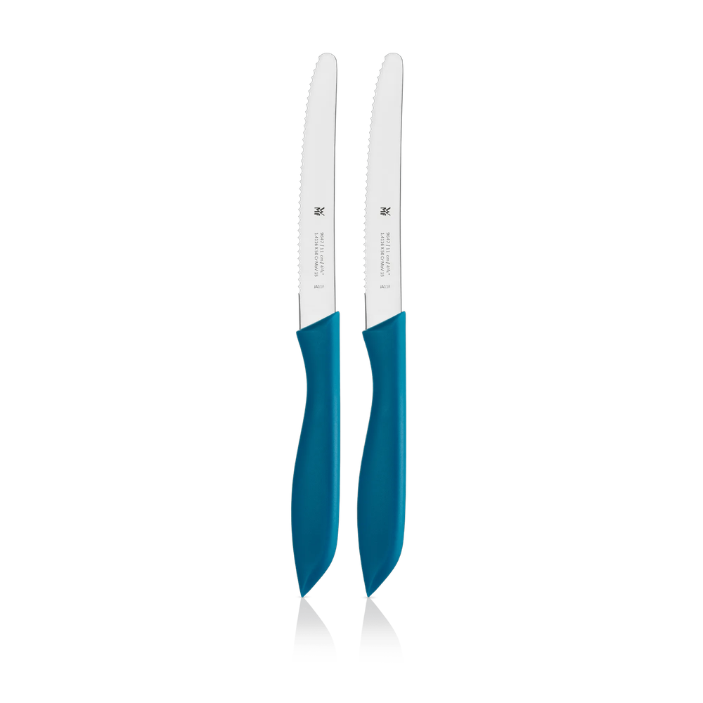 Set 2 cutite WMF cu lame zimtate, bleu