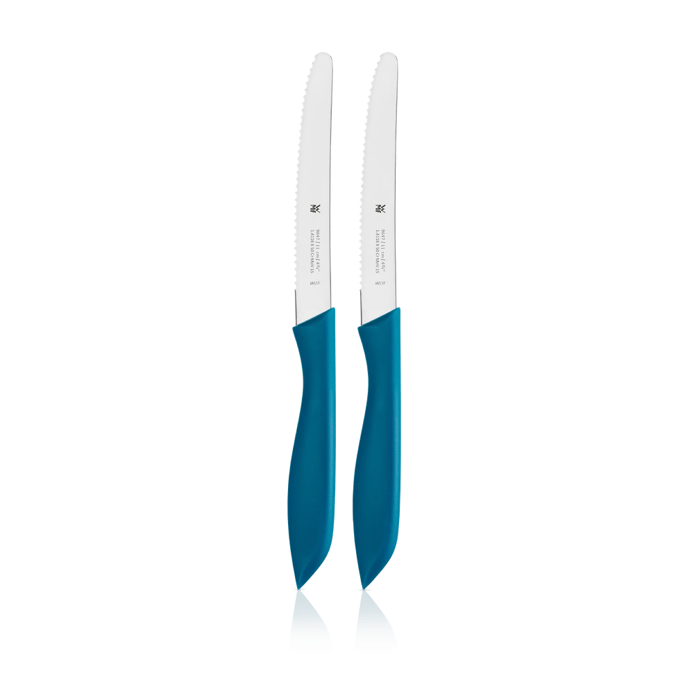 Set 2 cutite WMF cu lame zimtate, bleu