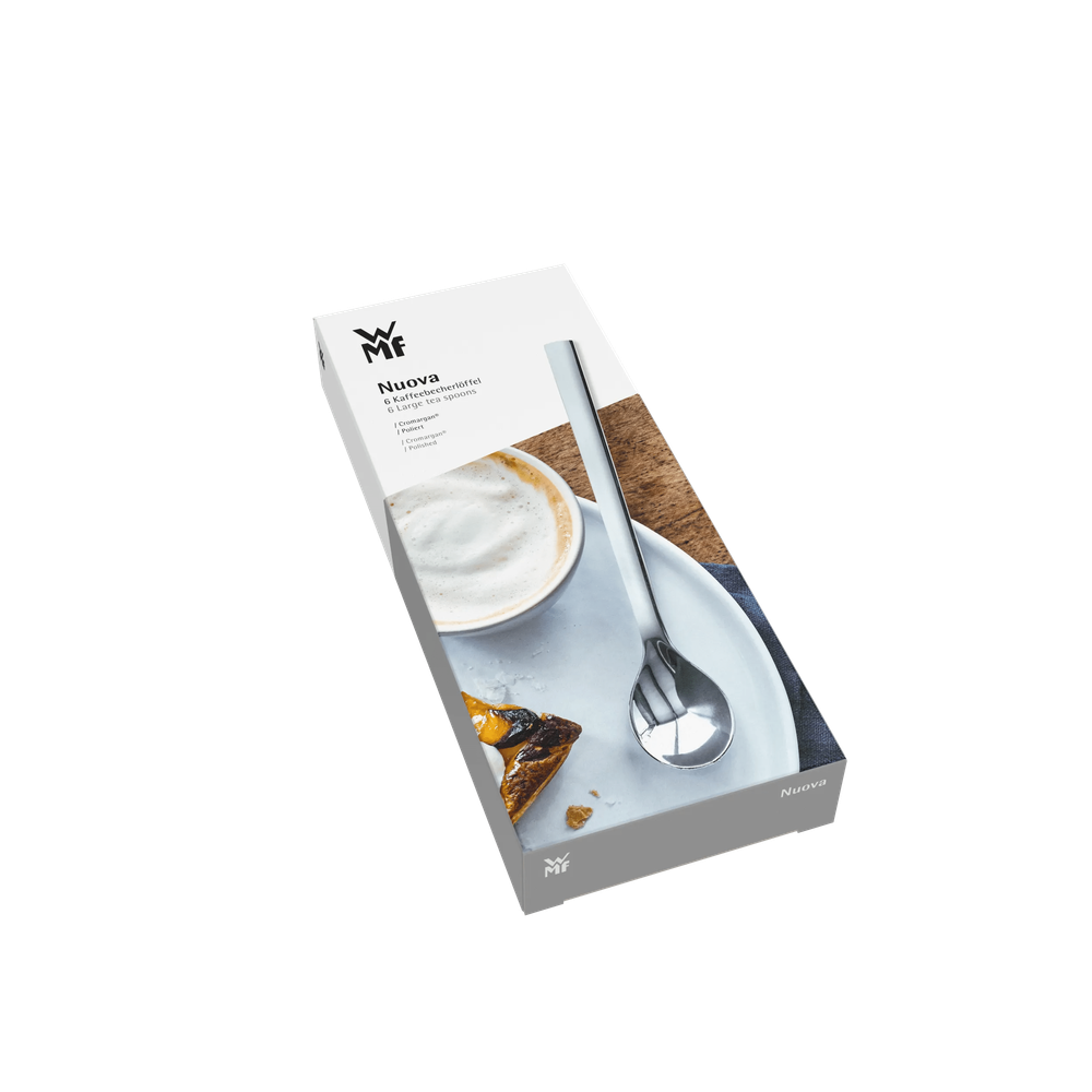 Set lingurite WMF Nuova, 6 piese, 15.5 cm, Cromargan®
