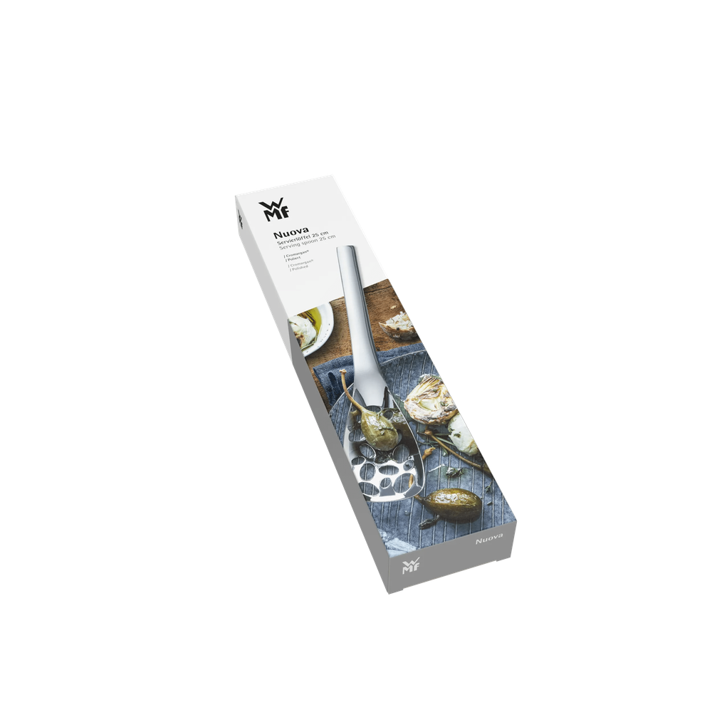 Lingura de servit perforata WMF Nuova, Cromargan®, argintiu