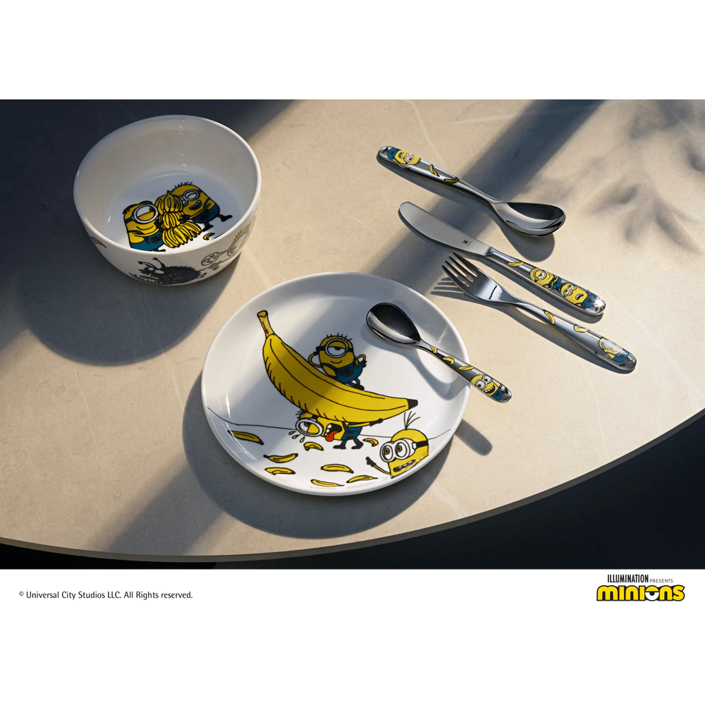 Set de tacamuri pentru copii WMF Minions, 4 piese, Cromargan®