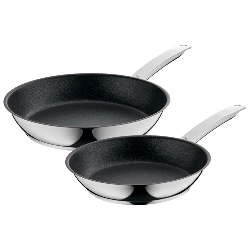Set 2 tigai WMF PermaDur Advance, 24 & 28 cm, inductie, Cromargan®