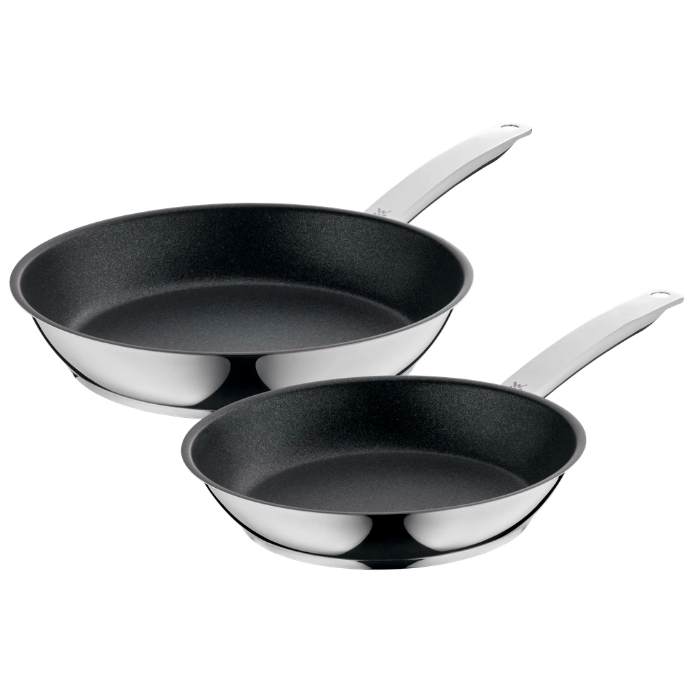 Set 2 tigai WMF PermaDur Advance, 24 & 28 cm, inductie, Cromargan®