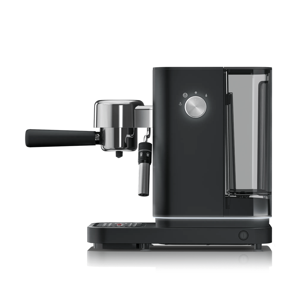 Espressor manual WMF Lumero, 15 bari, duza cappuccino, negru intens
