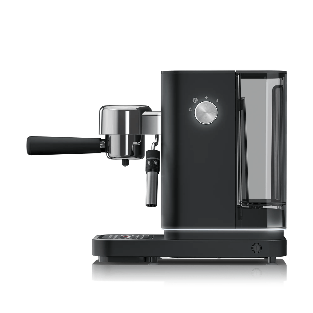 Espressor manual WMF Lumero, 15 bari, duza cappuccino, negru intens